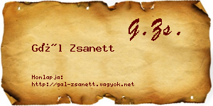Gál Zsanett névjegykártya